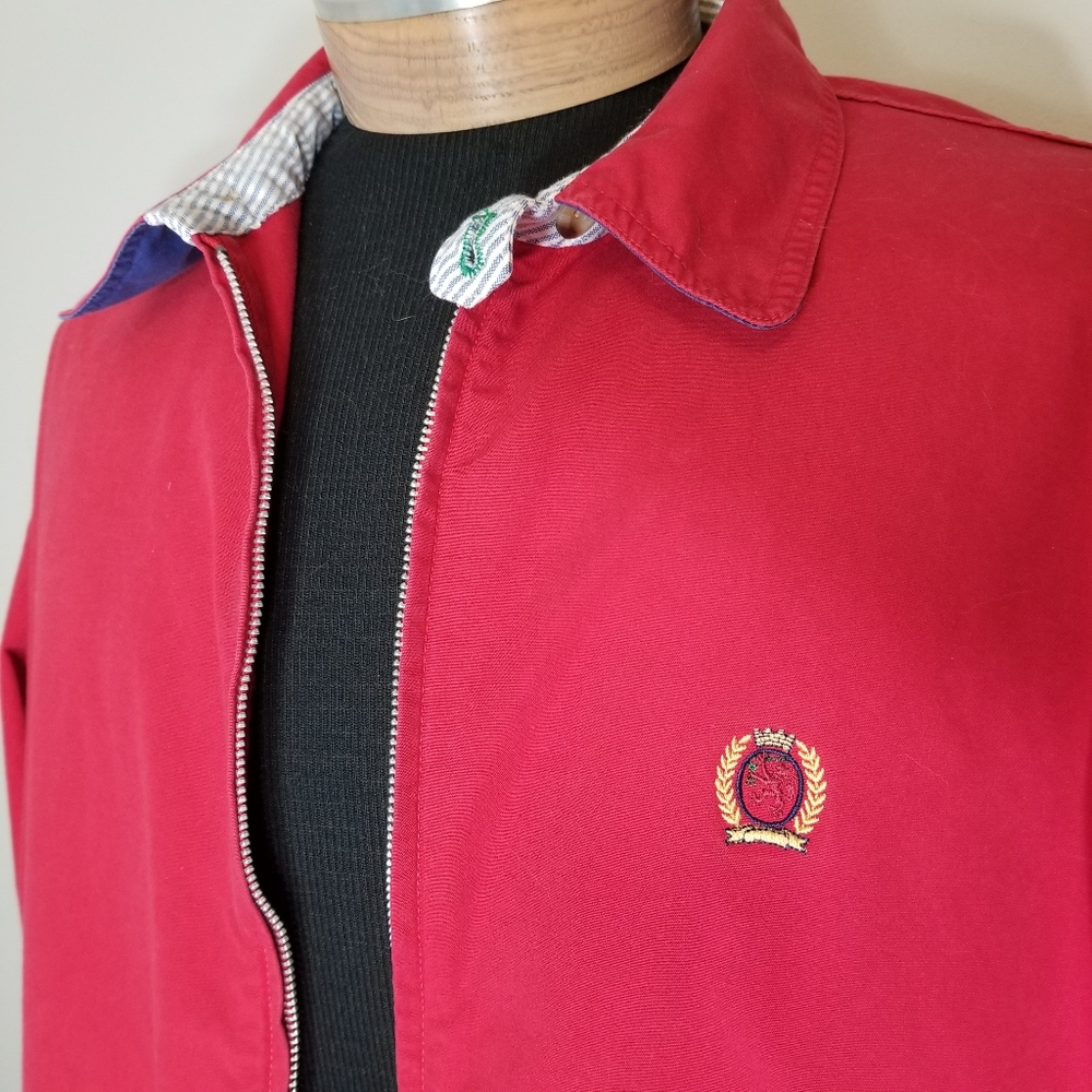 Tommy Hilfiger Red Lightweight Cotton Sports Coat - Picture 2 of 16